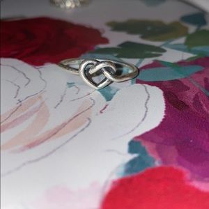 James Avery Delicate Heart Knot ring